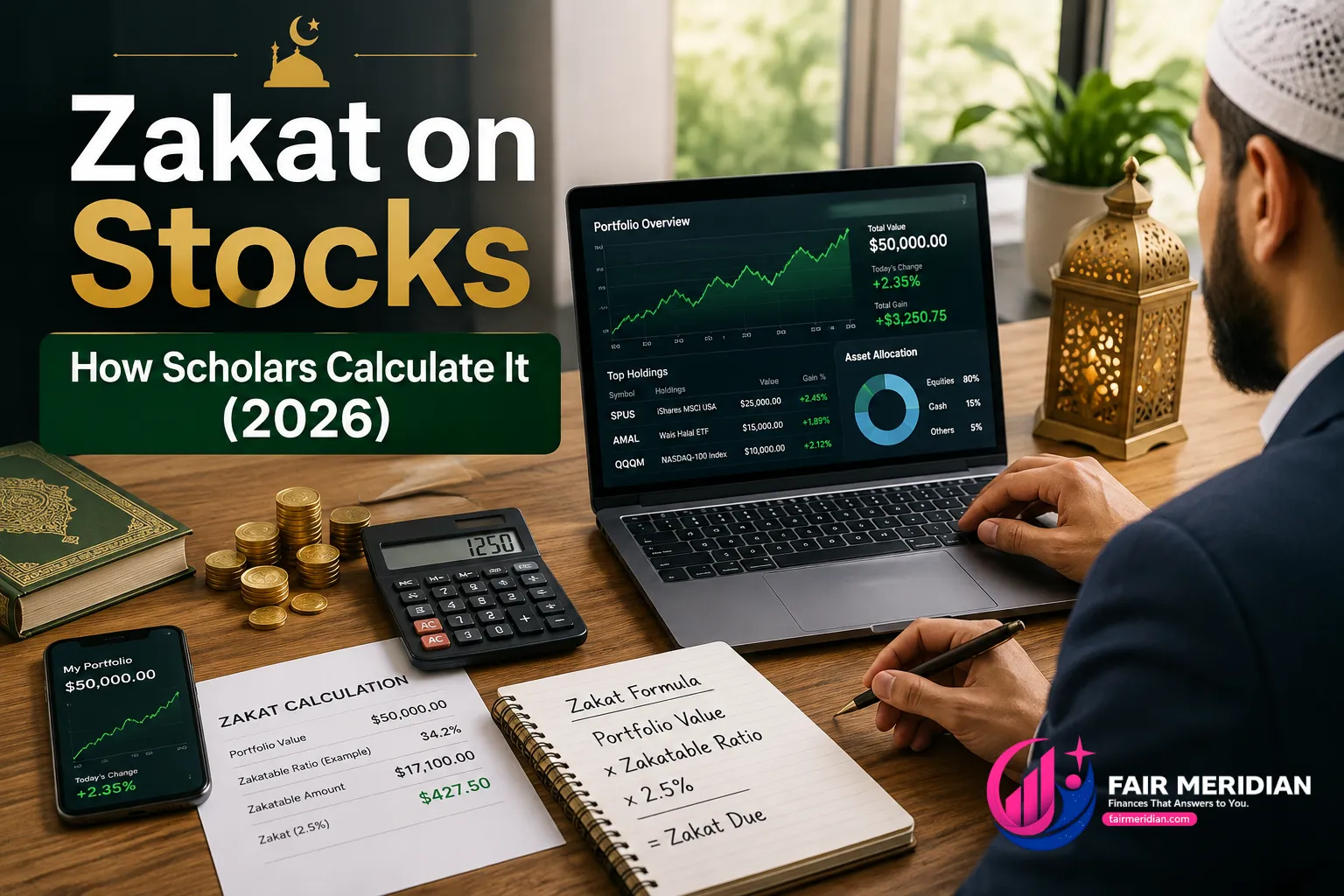 Zakat on Stocks: How Scholars Calculate It in 2026