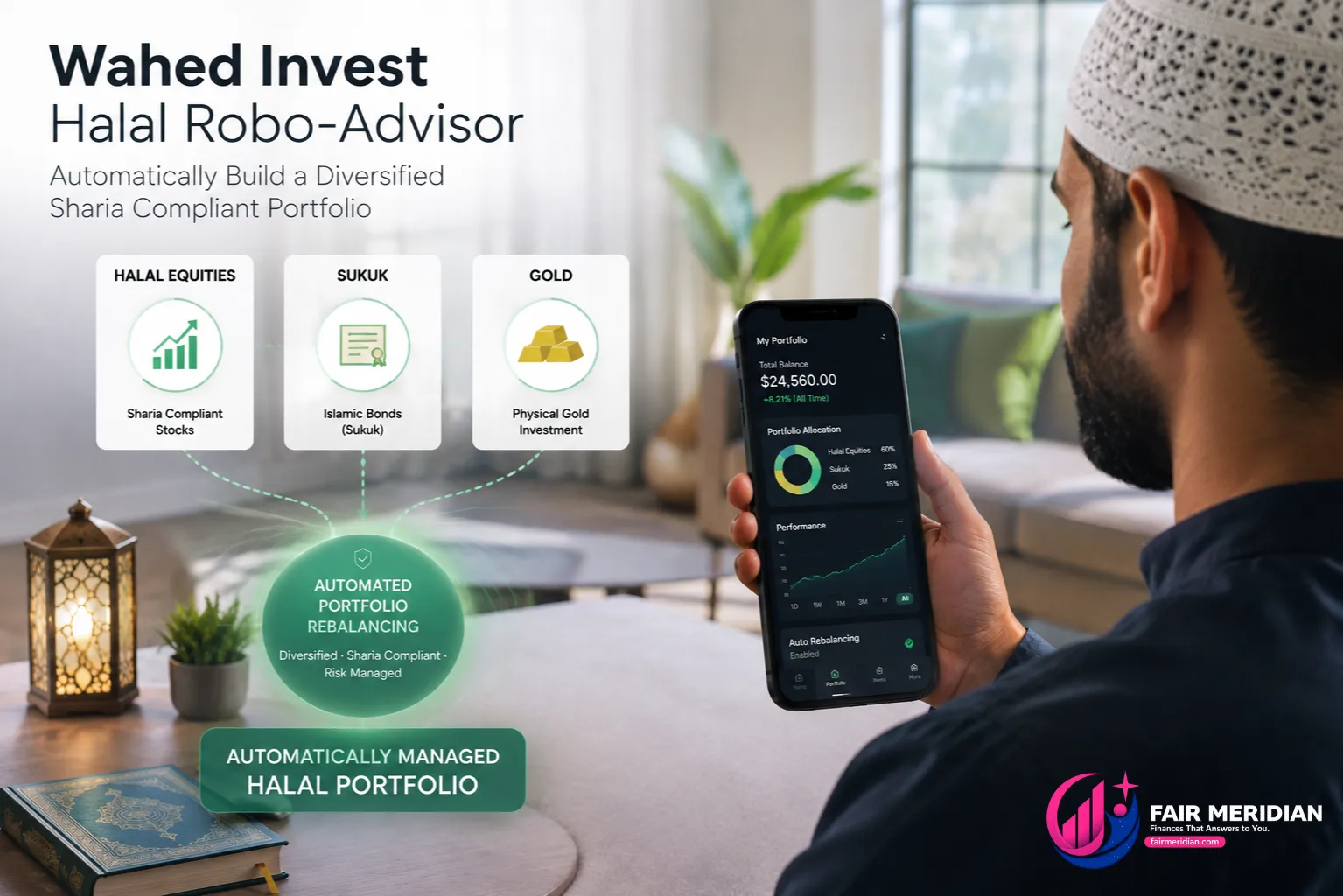 Wahed halal robo advisor building a diversified Sharia compliant investment portfolio