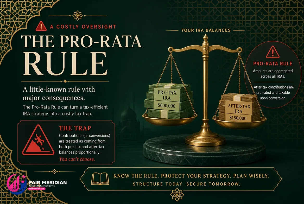 The Pro-Rata Rule explained — the biggest trap high-income Muslims must avoid in Backdoor Roth