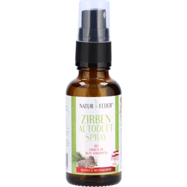 Naturfeder Auto Duftspray Zirbe