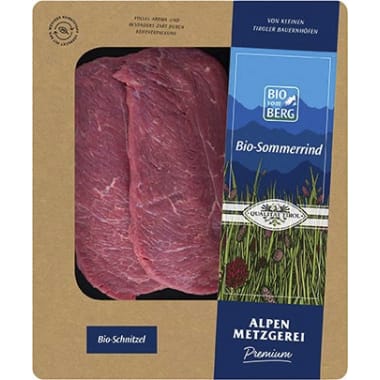 BIO vom BERG Tiroler Sommerrind Schnitzel
