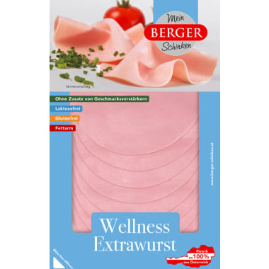 Berger Wellness Extrawurst geschnitten