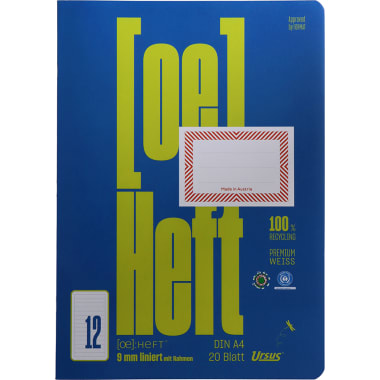 Ursus Heft Liniert A4 Nr. 12 20 Blatt