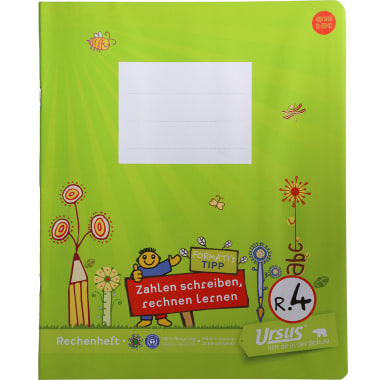 Ursus Heft Quart R4 Rechnen 20 Blatt