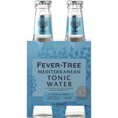 Fever-Tree Mediterran Tonic Water 4er