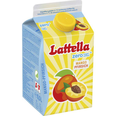 Lattella frucht & molke light Mango-Pfirsich
