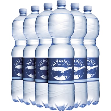 Alpquell Mineralwasser mild Tray 6x 1,5 Liter