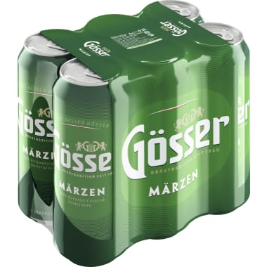 Gösser Märzen Tray 6x 0,5 Liter Dose