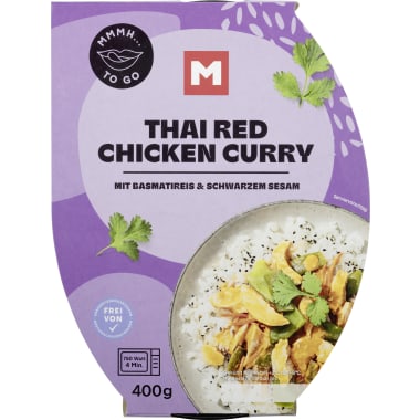 M Thai Red Chicken Curry mit Reis