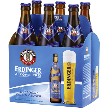 Erdinger Weißbier alkoholfrei Tray 0,5 Liter