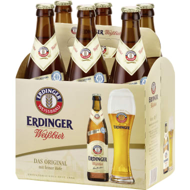 Erdinger Weißbier Feine Hefe Tray 0,5 Liter