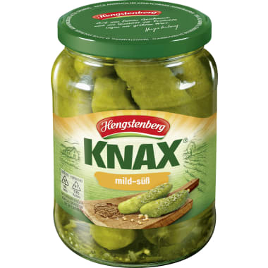 Hengstenberg Knaxgurken mild süß
