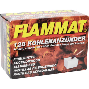 Flammat Kohleanzünder 128er-Packung