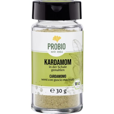 Probio Bio Kardamom in der Schale gemahlen