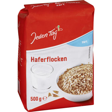 Jeden Tag Haferflocken zart und locker
