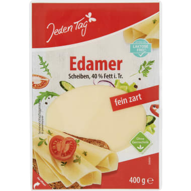Jeden Tag Edamer Scheiben