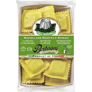Bertagni Ravioli con Ricotta e Spinaci