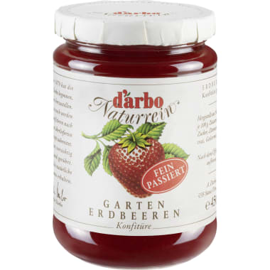 Darbo Naturrein Gartenerdbeere fein passiert