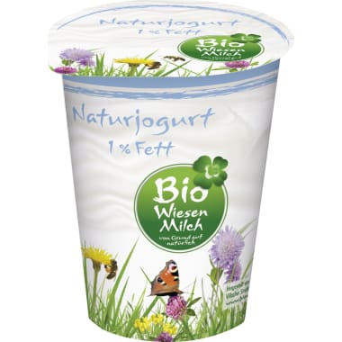 Kärntnermilch Bio Wiesenmilch Naturjoghurt 1%