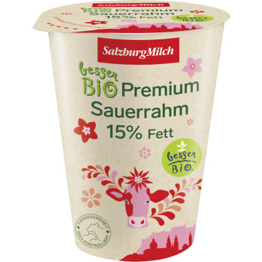 SalzburgMilch Premium Bio Sauerrahm 15%