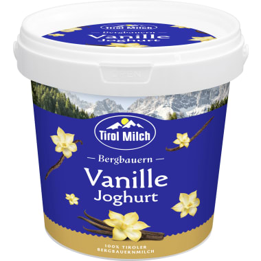 Tirol Milch Fruchtjoghurt Vanille 3,2% Kübel