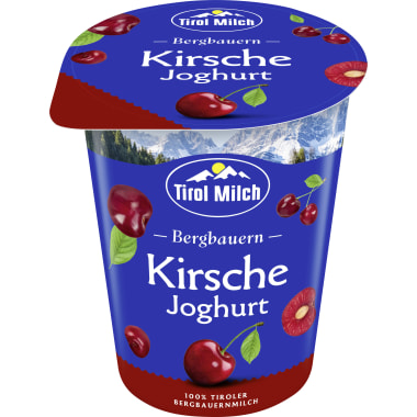 Tirol Milch Bergbauernjoghurt Kirsche