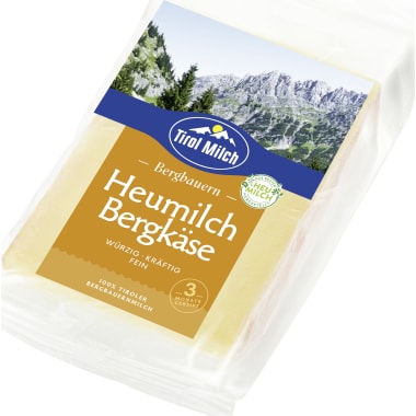 Tirol Milch Heumilch Bergkäse 45%
