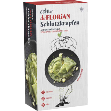 Deflorian Schlutzkrapfen mit Graukas