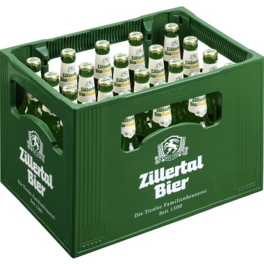 Zillertal Bier Radler naturtrüb 20x 0,5 Liter