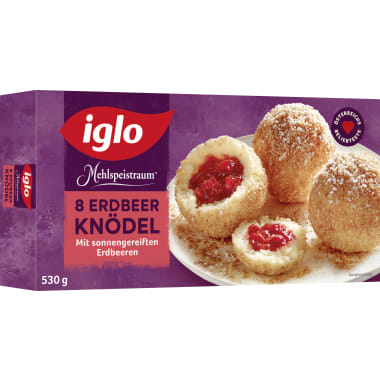 Iglo Erdbeerknödel