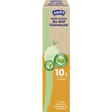 Swirl Bio-Müll Folienbeutel 10 Liter