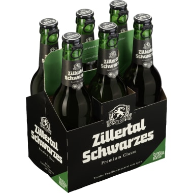 Zillertal Bier Schwarzes 6x 0,33 Liter