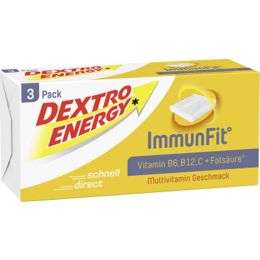 Dextro Energy ImmunFit Multivitamin Geschmack 3er-Packung