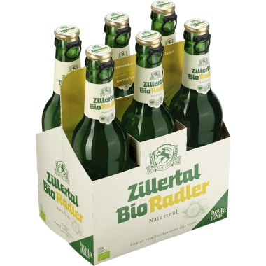 Zillertal Bier Bio Radler naturtrüb 6x 0,33 Liter