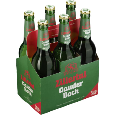 Zillertal Bier Gauder Bock 6x 0,5 Liter