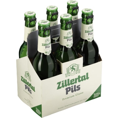 Zillertal Bier Pils 6x 0,33 Liter
