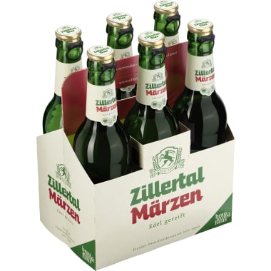 Zillertal Bier Märzen 6x 0,33 Liter