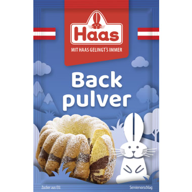 Haas Backpulver 3er-Packung