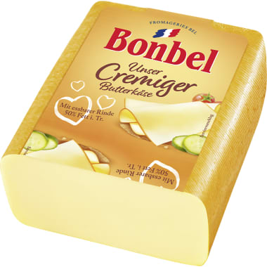 Bonbel Fromageries Bel Bonbel Butterkäse 50%