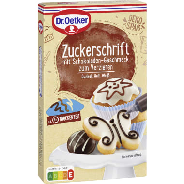 Dr. Oetker Zuckerschrift Schokogeschmack