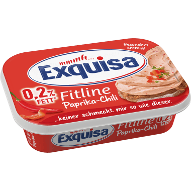 Exquisa Frischkäse Fitline Paprika/Chili
