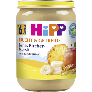 Hipp Feines Birchermüsli 6. Monat