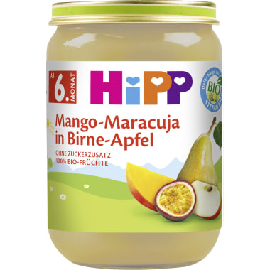 Hipp Mango-Maracuja in Birne-Apfel 6. Monat