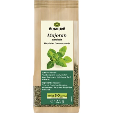 Alnatura Bio Majoran gerebelt