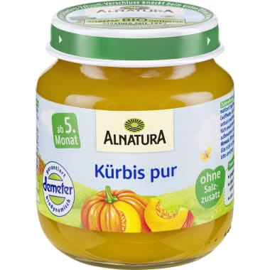 Alnatura Bio Kürbis pur 4. Monat