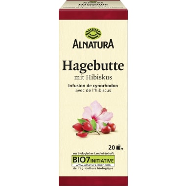 Alnatura Bio Hagebutten Tee mit Hibiskus