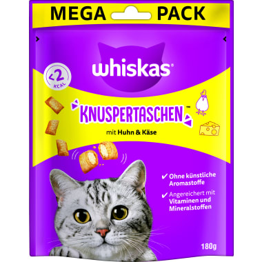 Whiskas Katze Knuspertaschen Huhn&Käse
