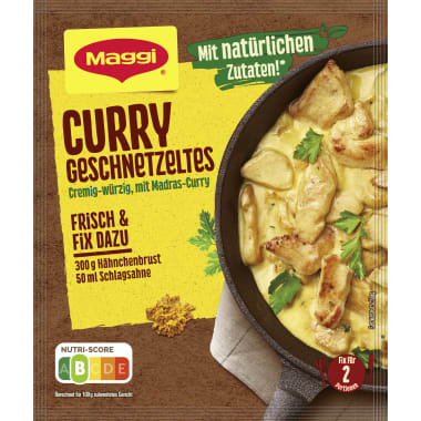 Maggi Fix Curry Geschnetzeltes