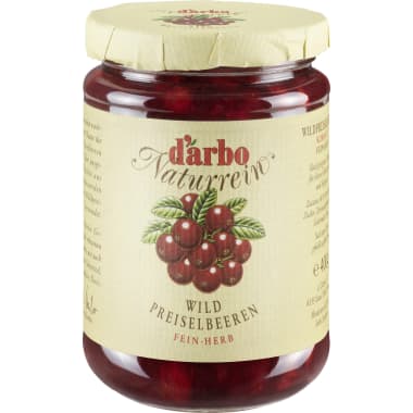 Darbo Naturrein Wildpreiselbeeren fein herb