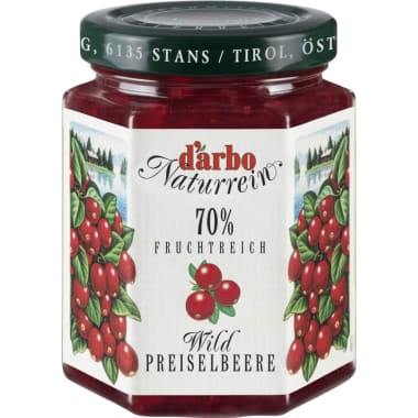Darbo Naturrein Fruchtreich Wild-Preiselbeere